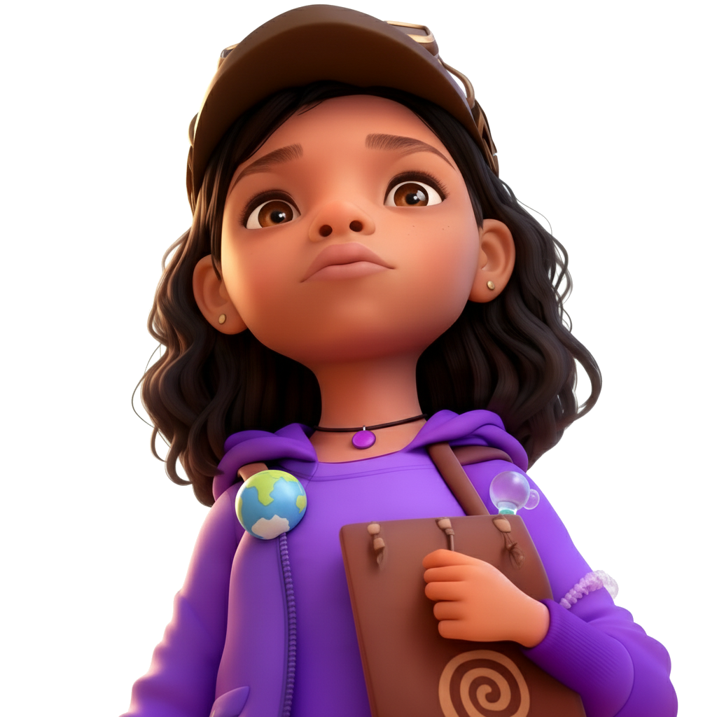 Andi with her journal